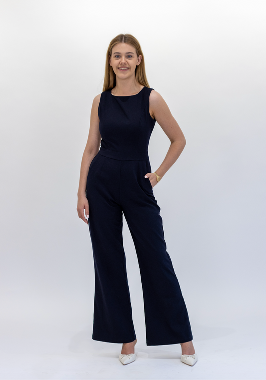Removable Sleeve Jumpsuit
